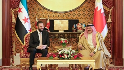 الشرع: زيارة البحرين تعكس الرغبة المشتركة في تعزيز العلاقات بمختلف المجالات