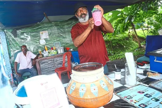 Sweet sips and even sweeter prices at this lassi stand in Malaysia's Ipoh