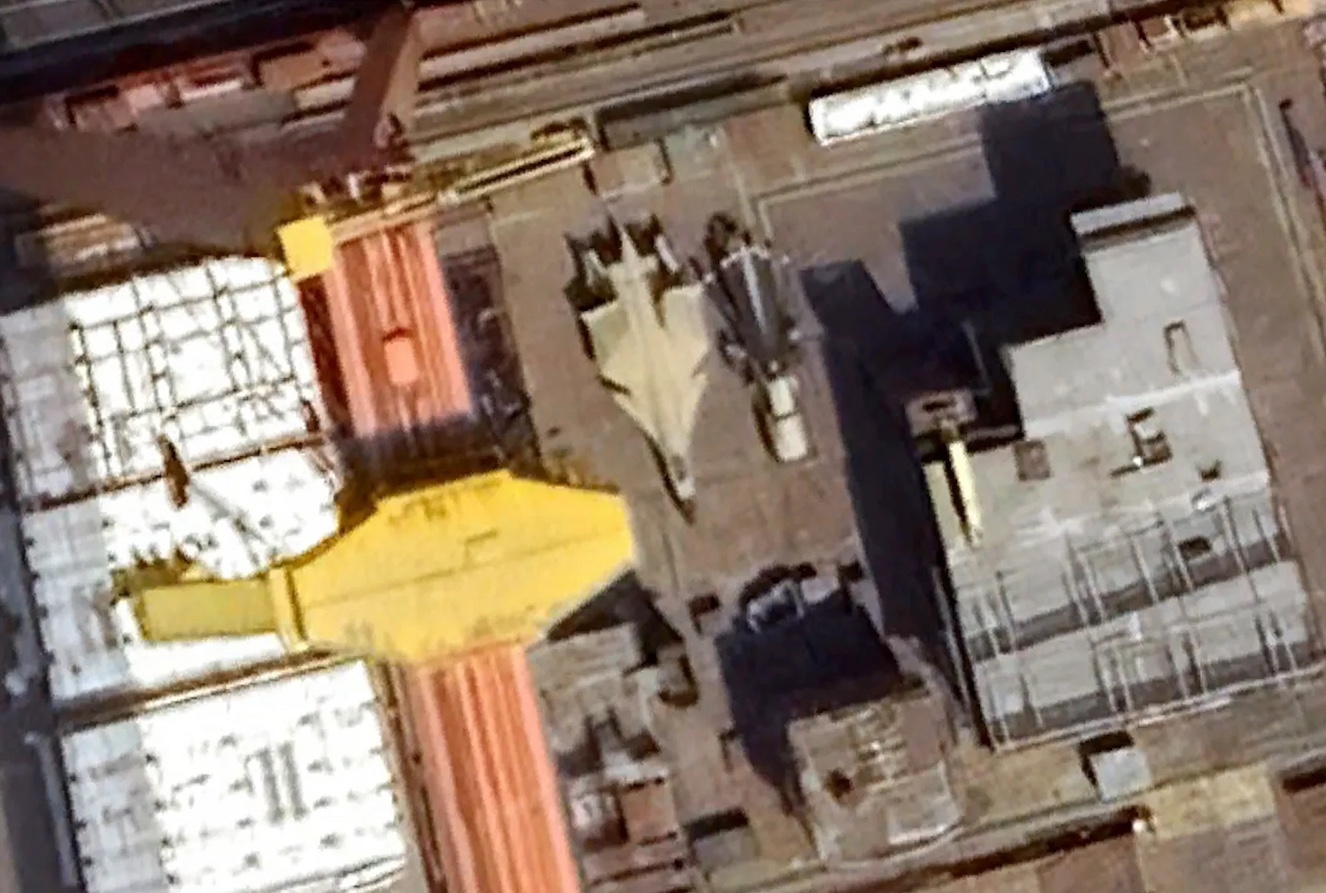 Satellite view of China's secretive next-generation carrier