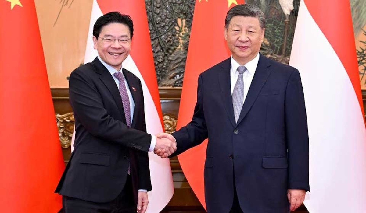 As Singapore PM visits China, no sign US pressure constrains ties