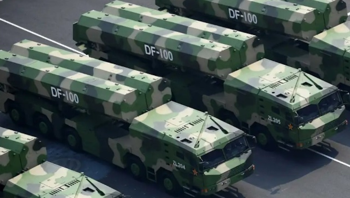 China reveals DF-100 missile in response to US encirclement