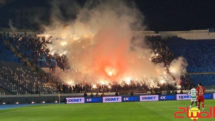 الشغب يفسد مباراة الرجاء والحسنية