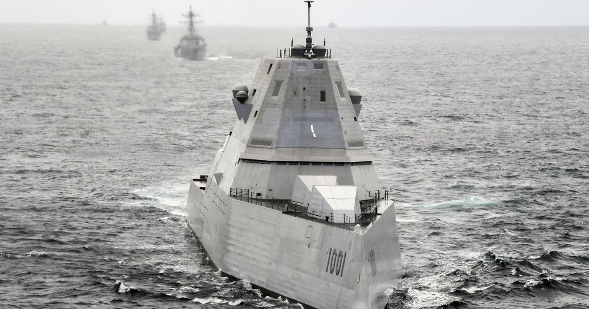 أميركا تعزز قدرات المدمرة الشبحية Zumwalt بنظام أسلحة فرط صوتية