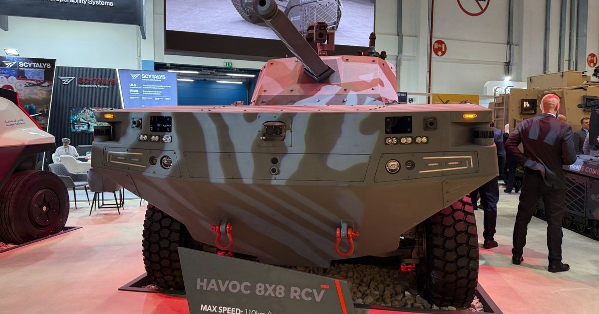 HAVOC مدرعة روبوتية متعددة المهام مدعومة بالذكاء الاصطناعي