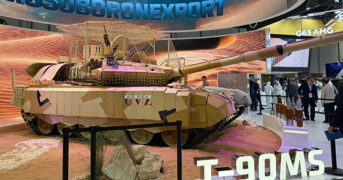 الدبابة الروسية T-90MS.. إمكانيات هجومية وتحصين ضد المسيّرات