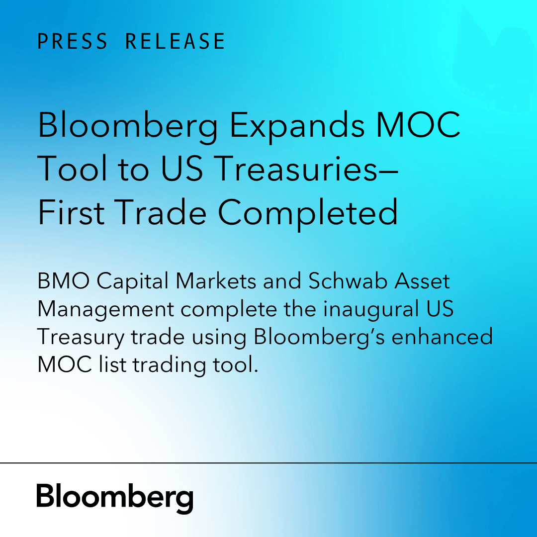 Bloomberg Expands Market-On-Close List Trading to Include US Treasuries