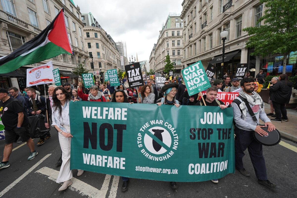 Thousands Gather for Anti-Austerity Demonstration in London