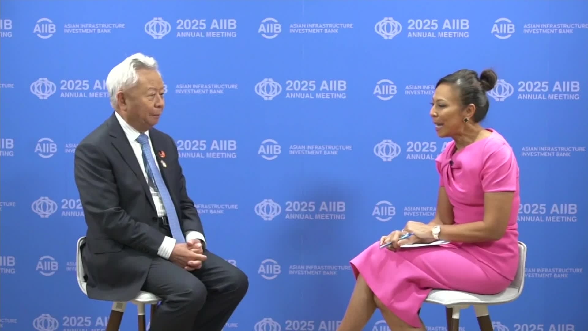 AIIB President Jin on Tariff Risks, Membership
