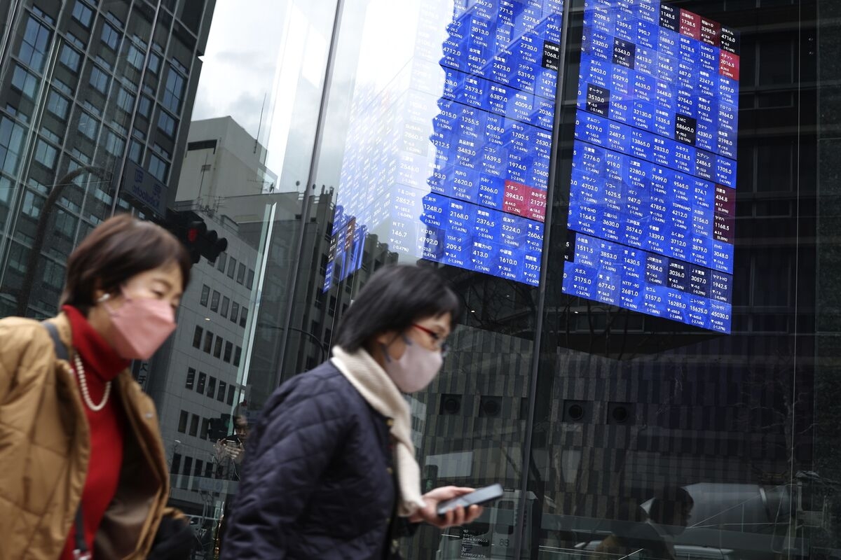 Asian Stocks Slump as Global Selloff Extends on Growth Worries