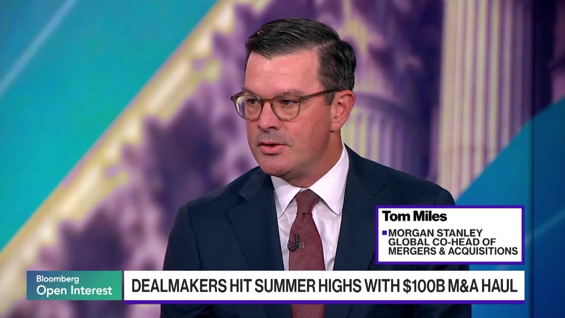 Industrials, Banks to Drive M&A: Morgan Stanley's Miles (Video)