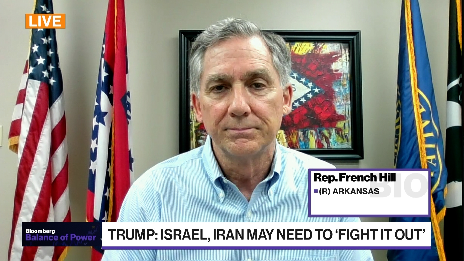 Rep. Hill: Israel Has Right to Self Defense