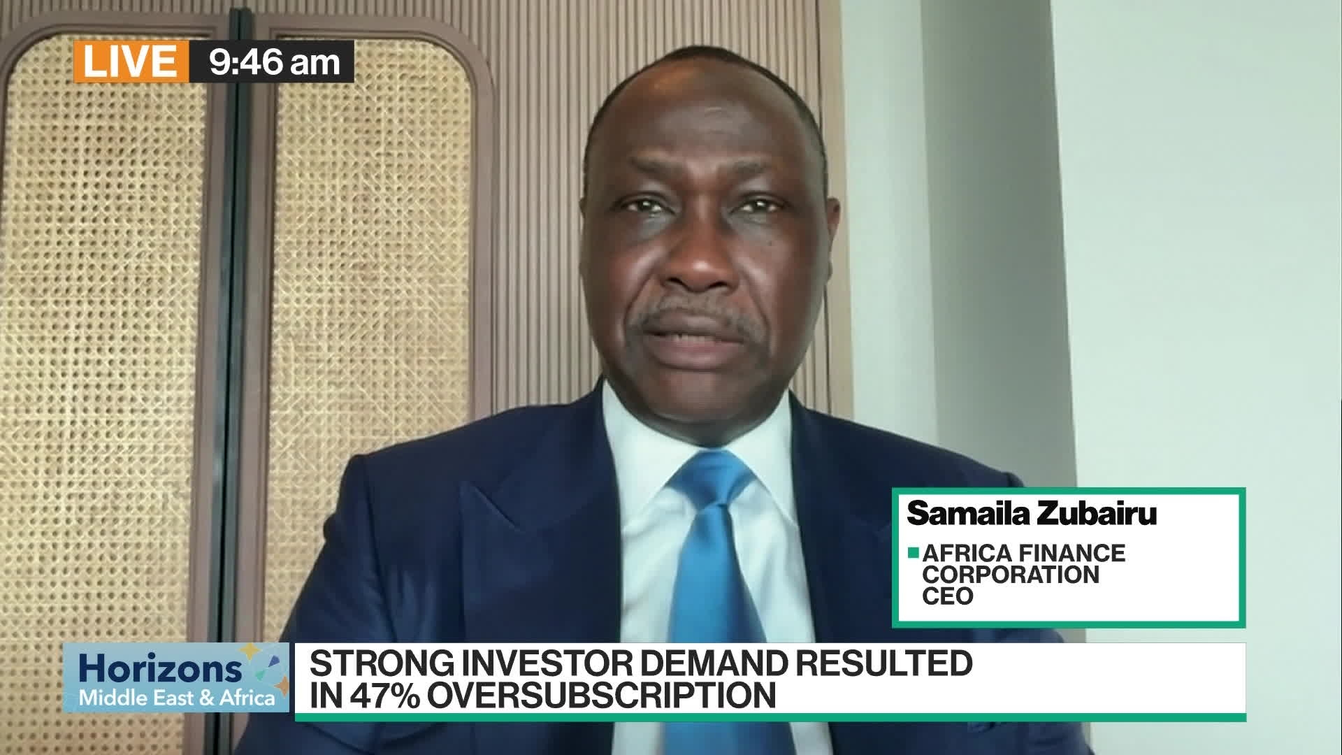 Africa Finance Corp President/CEO Samaila Zubairu