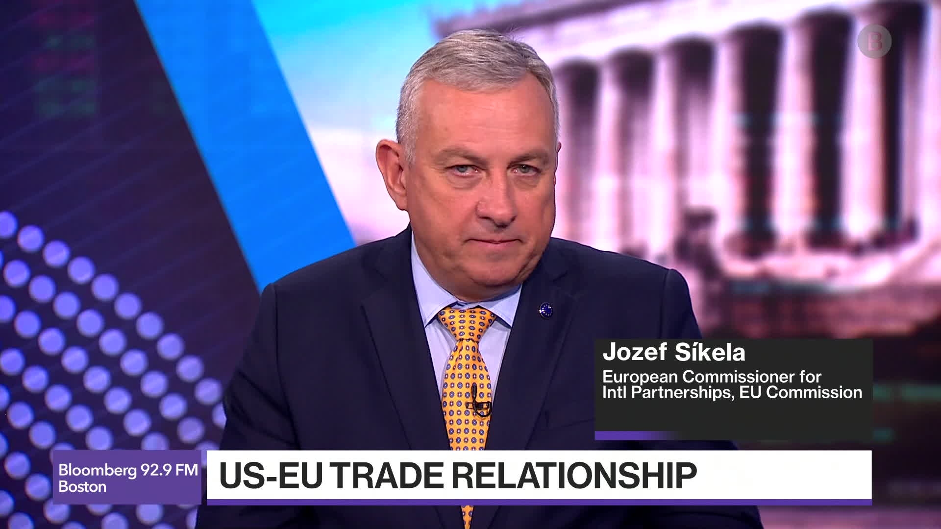 US-EU Trade Instability 'Not Good for Business': Jozef Síkela