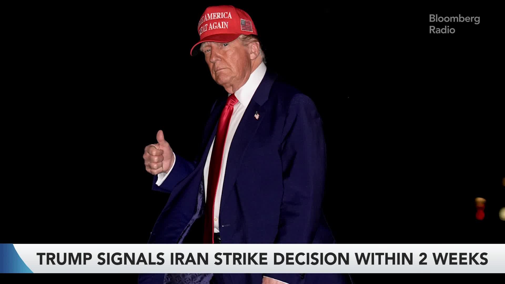 Trump Signals He'll Hold Off Iran Strike, Give Diplomacy Time
