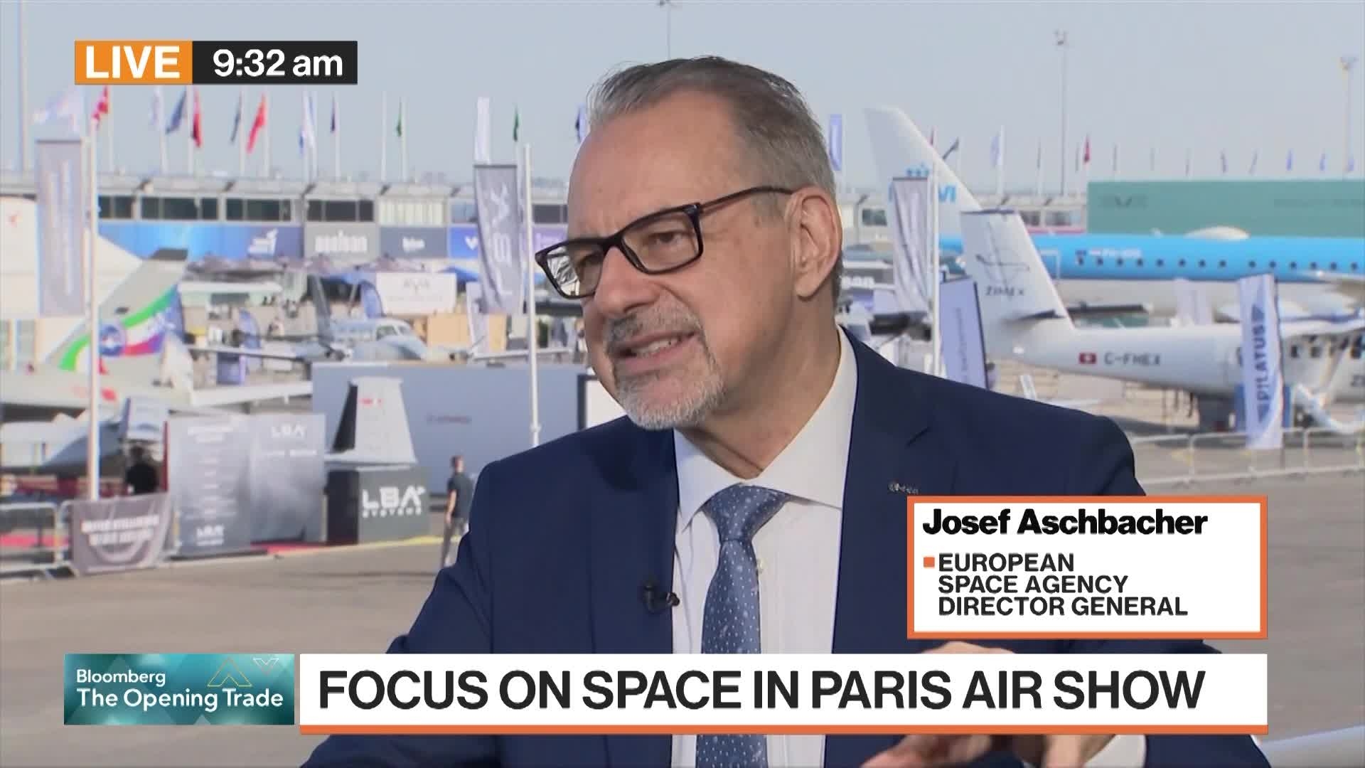 European Space Agency's Aschbacher on Funding, Launches
