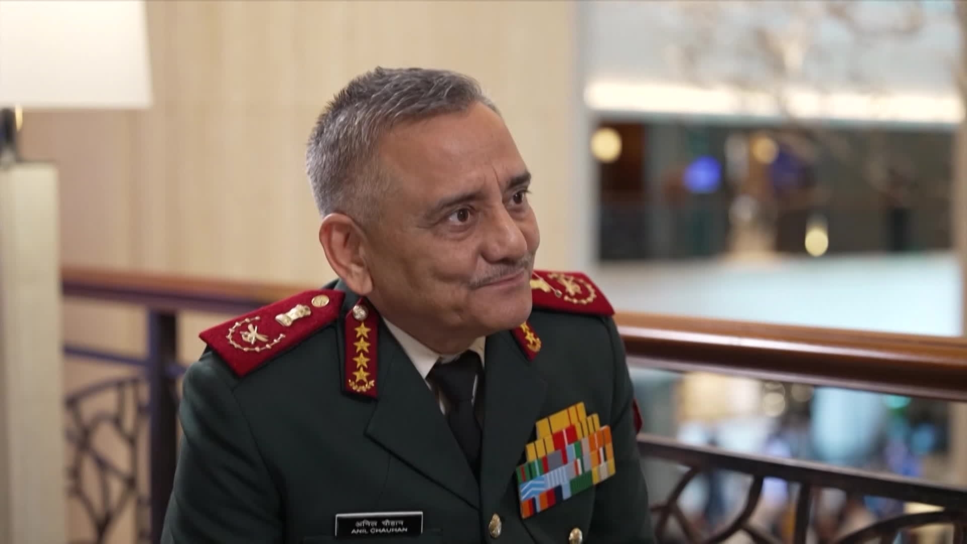 India's Chief of Defence Staff on Jet Downing