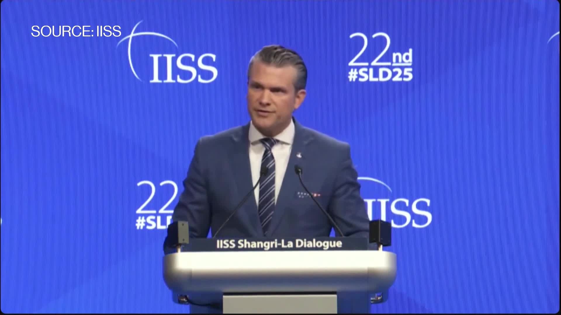 Hegseth Warns About China Threat, Urges Asian Allies to Boost Defense Spending
