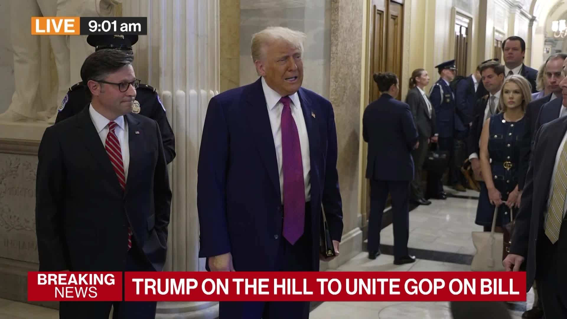 Trump Says Party Is United as He Pushes to Pass Tax Bill