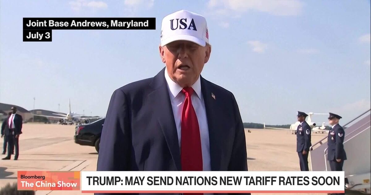 Trump May Start Telling Nations New Tariff Rates Soon