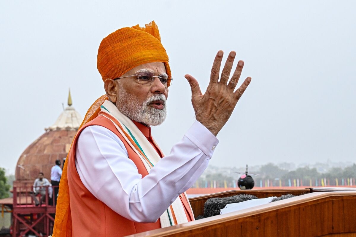 Modi Assails ‘Economic Selfishness' in Defiance of Trump Tariffs