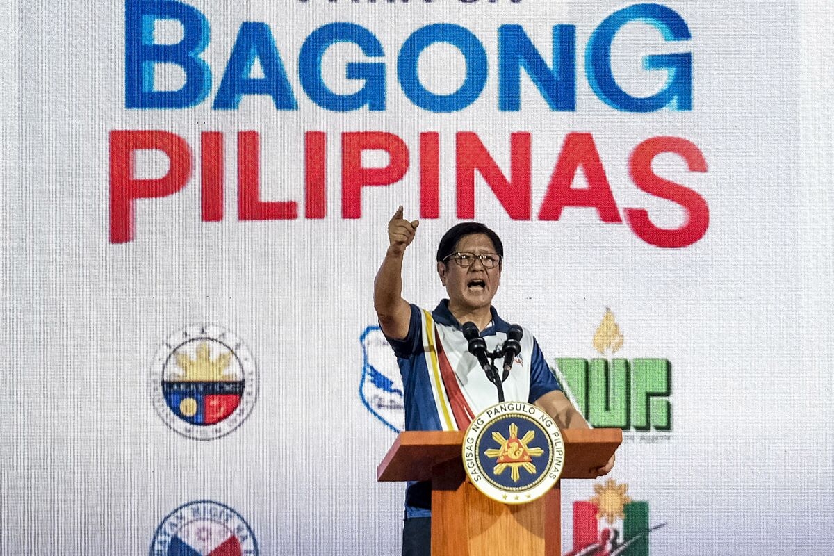 Marcos Touts Philippine Economic Gains in Last Senate Vote Pitch