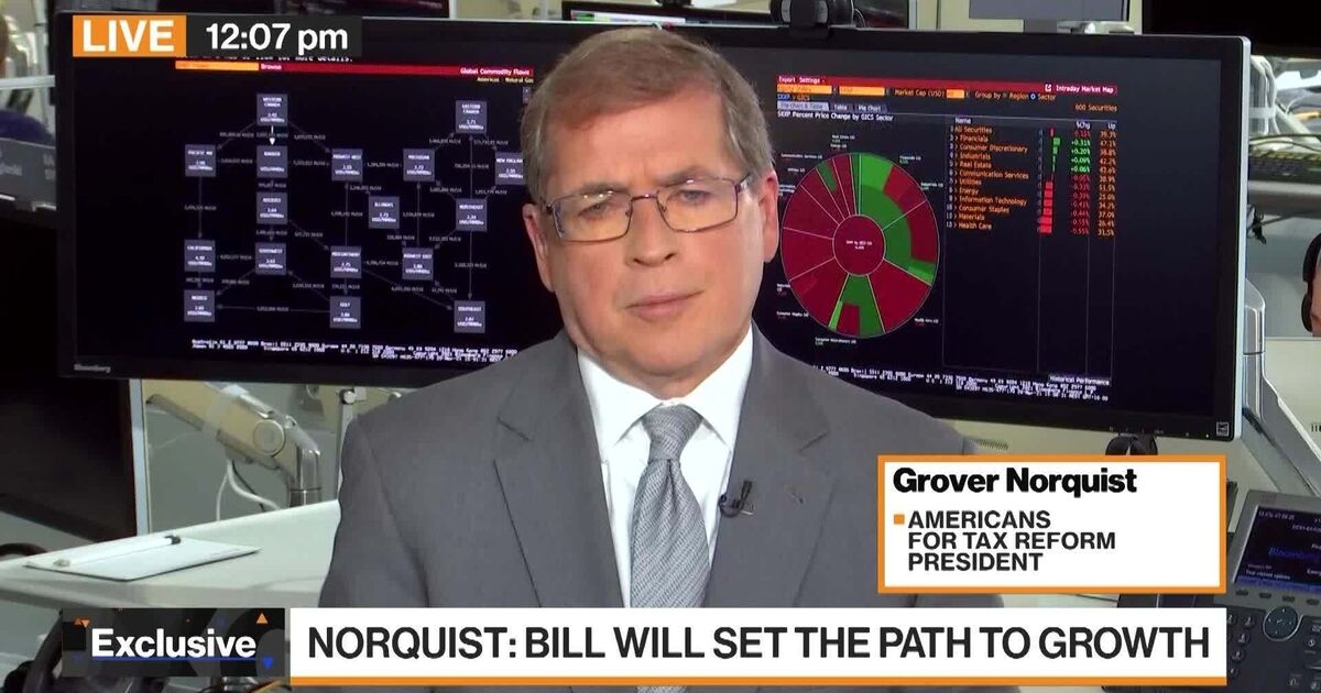 Tax Bill Will Set the Path to Growth: Grover Norquist