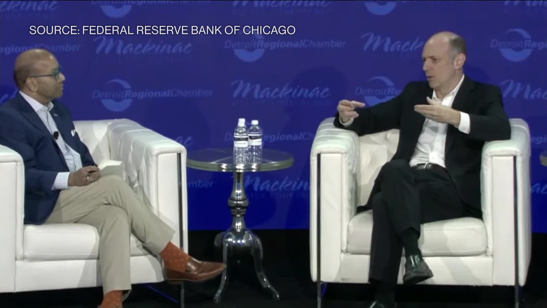 Fed's Goolsbee Says US Going in 'Stagflationary Direction'