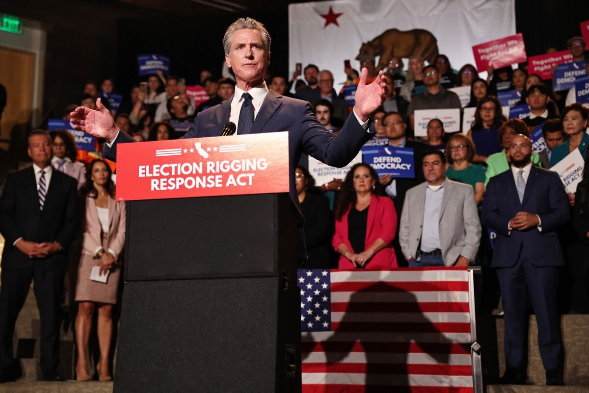 Newsom Woos California Billionaires in Map Fight Against Trump