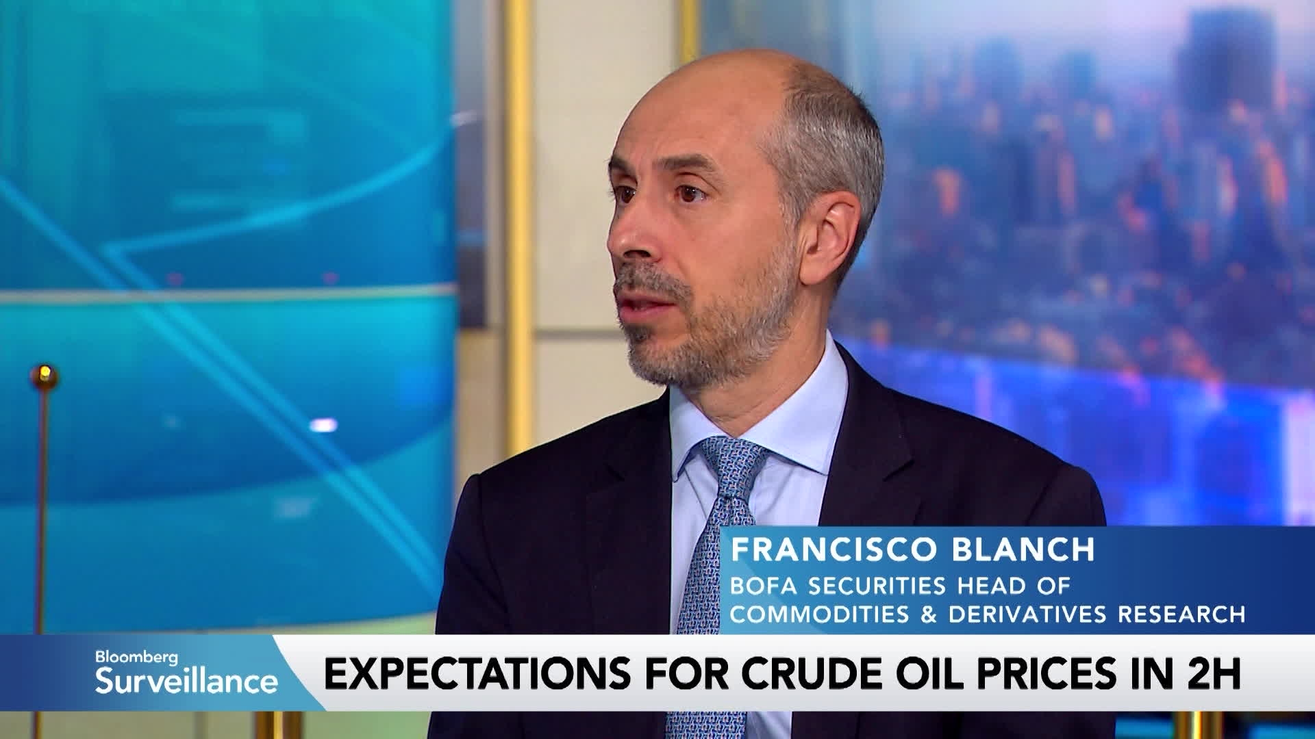 BofA's Blanch Sees Oil Lower in 2H as Inventories Build