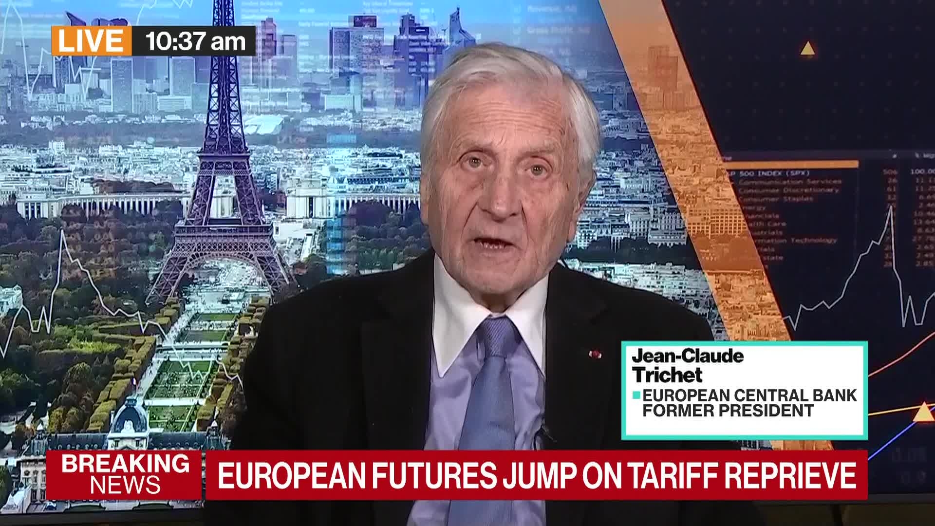 Former ECB President Jean-Claude Trichet Says Tariffs Have Left Permanent Scars, Despite Pause