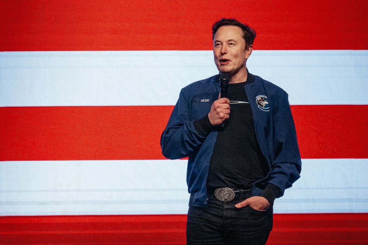Tesla Slides on Concern Musk's New Party Will Exacerbate Slump