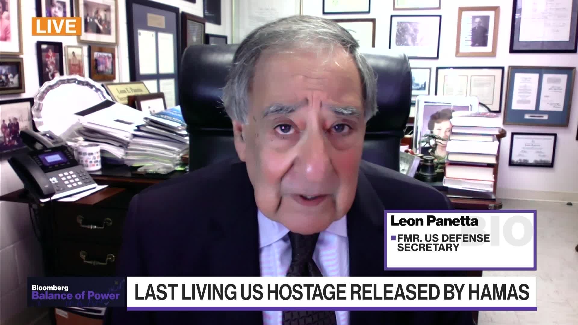 Leon Panetta on Hamas Releasing Last Living American Hostage