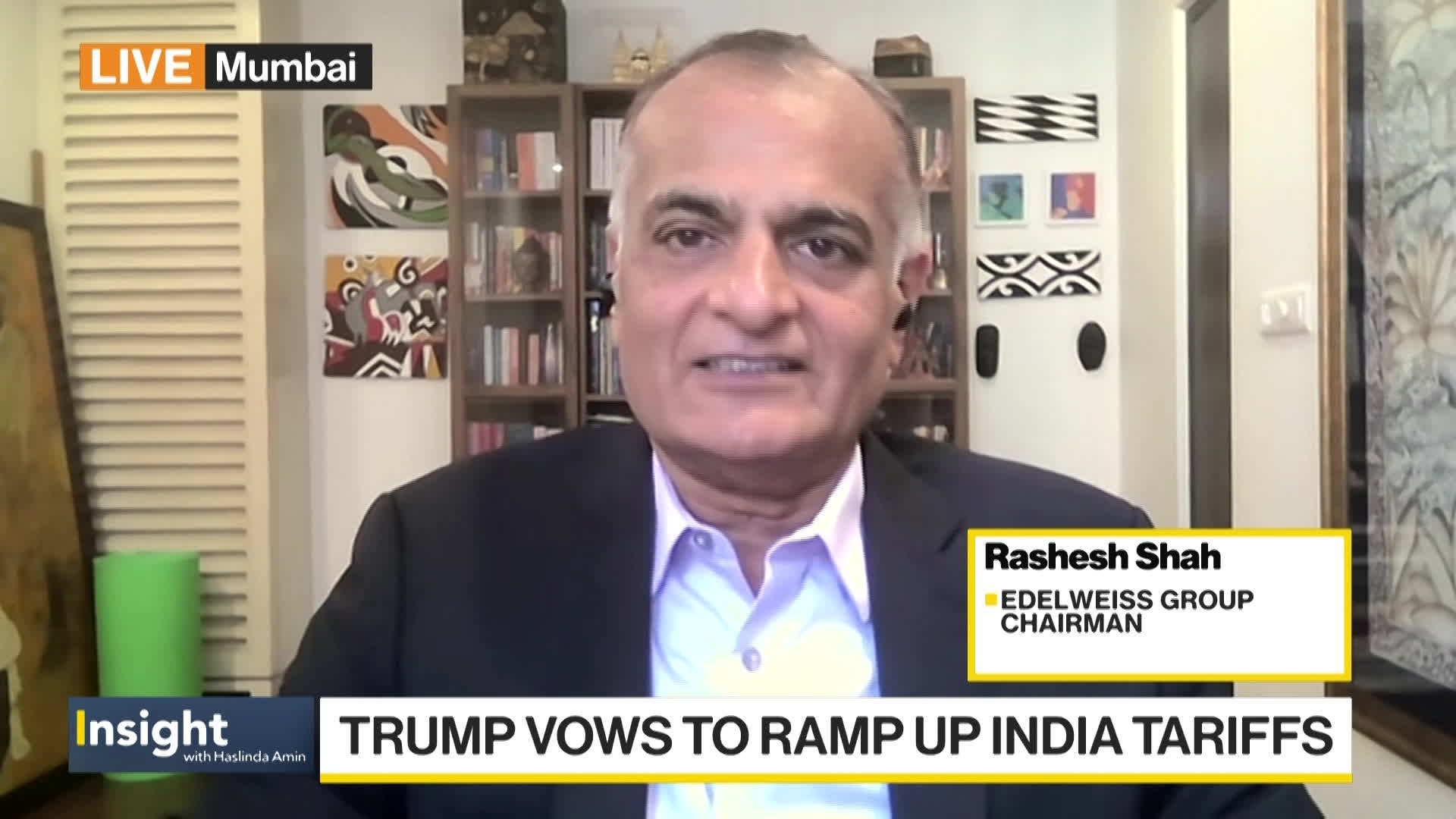 Edelweiss' Shah Likes India's Banks, IT Services Sector