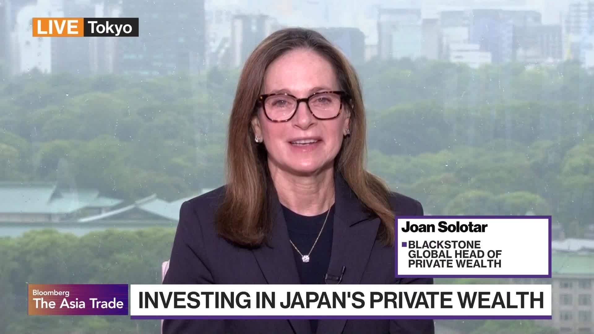 Blackstone's Solotar on Japan Private Wealth