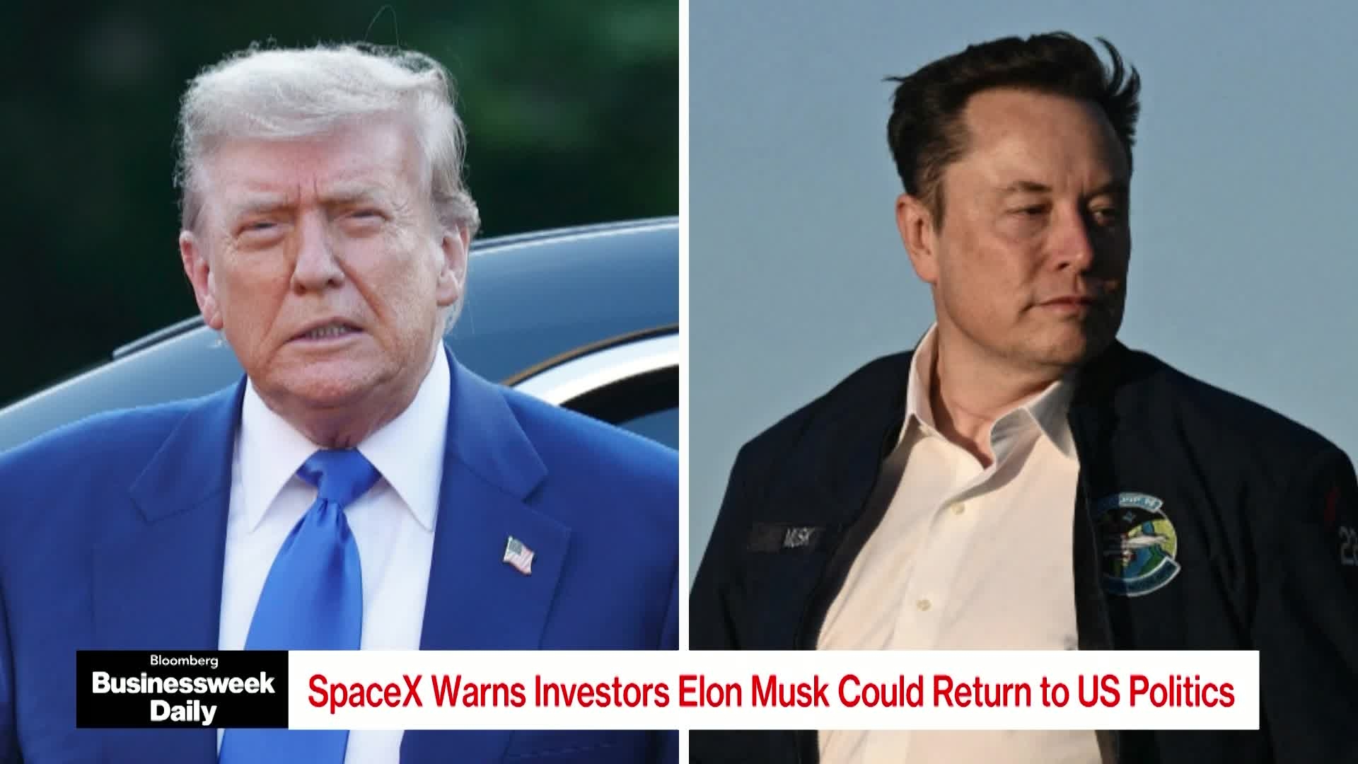 SpaceX Warn Investors Musk Could Return to Politics