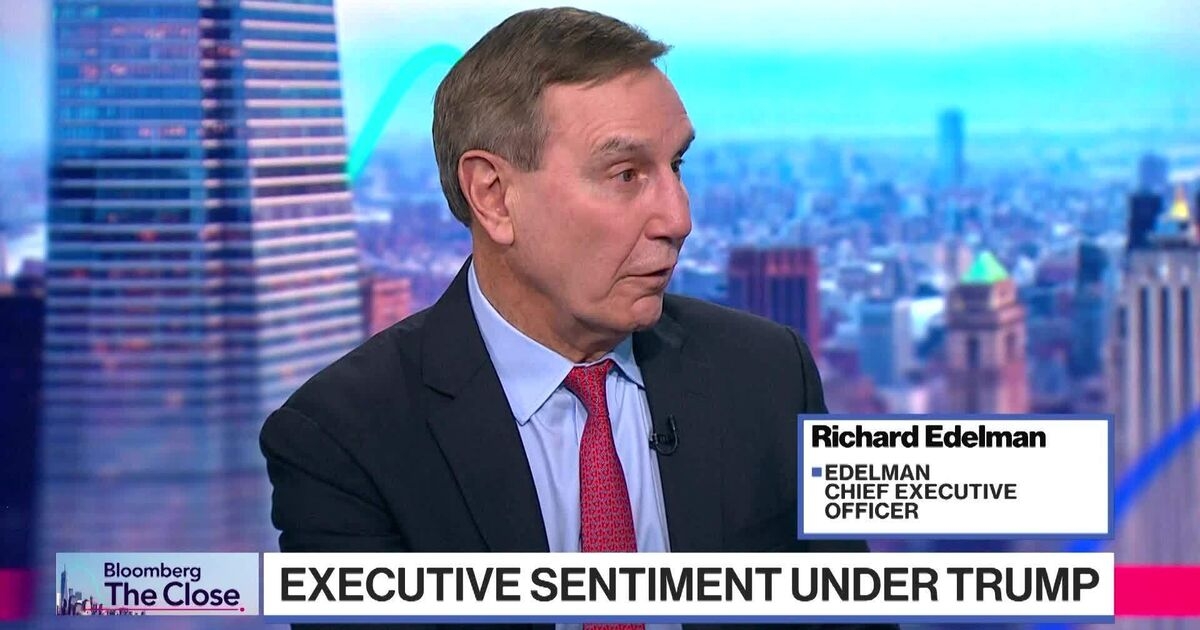 Edelman Says CEOs Nervous Under Trump