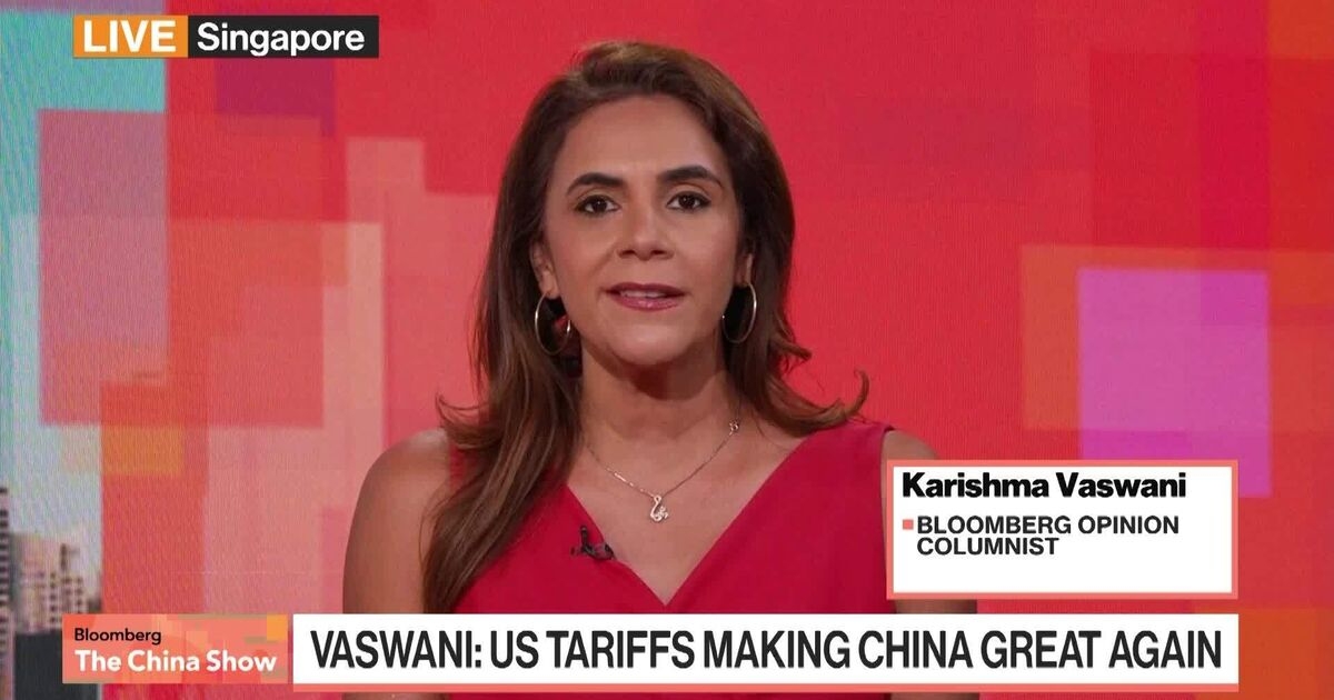 Bloomberg Opinion: US Tariffs 'Making China Great Again'
