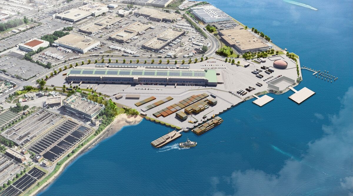 NYC Plans New Bronx Marine Terminal on Site of Old Jail Barge
