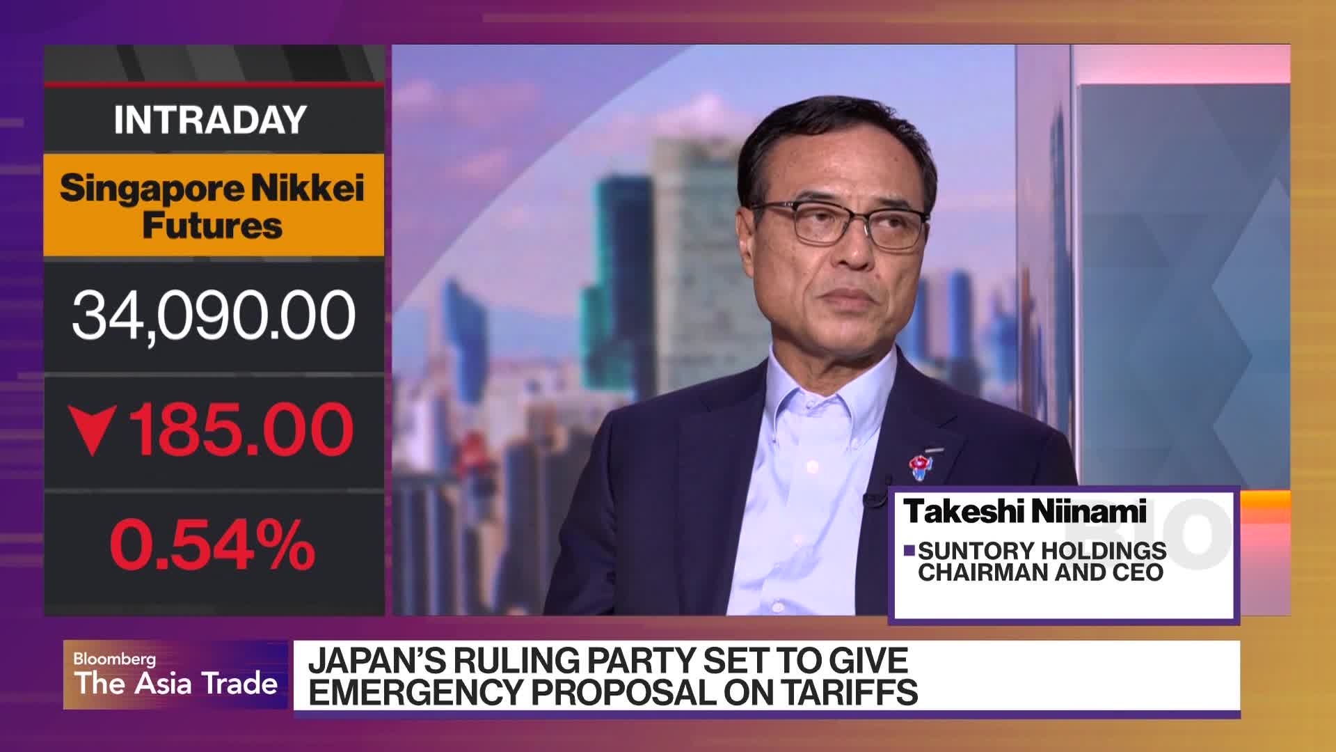 Suntory Holdings CEO on Tariff Impact