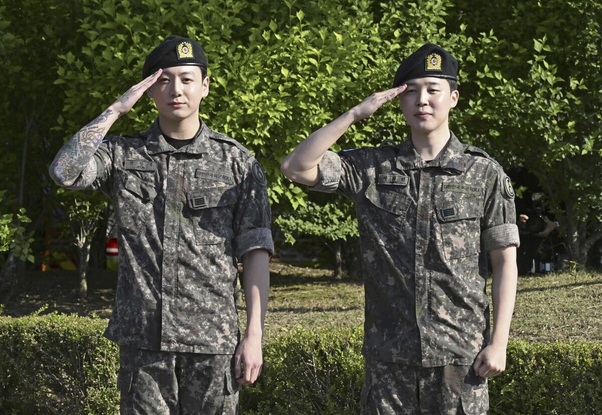 Jimin and Jung Kook of BTS Discharged From South Korea Military Service