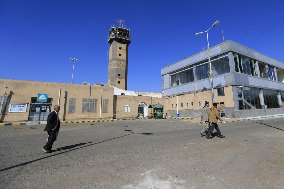 Israel Strikes Houthi-Controlled Airport in Yemen's Capital