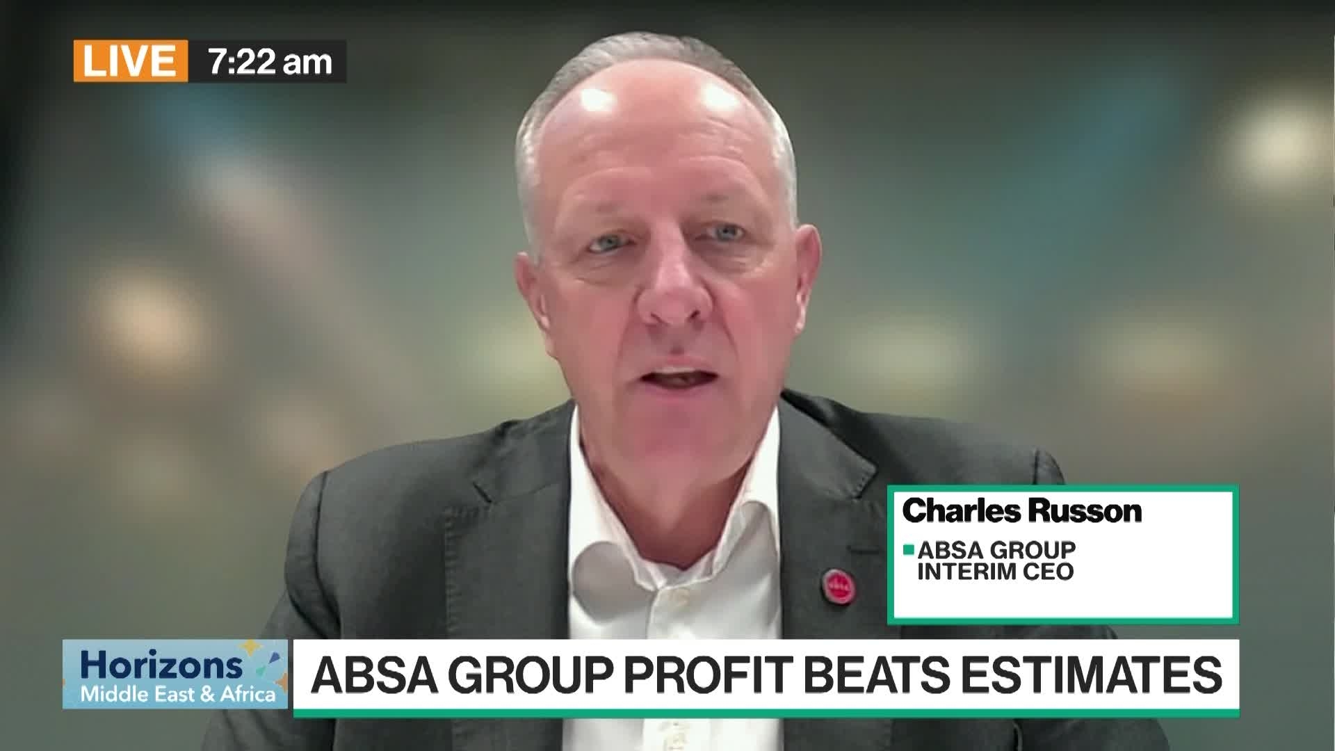 Absa Group's Russon on Earnings, South Africa's Economy