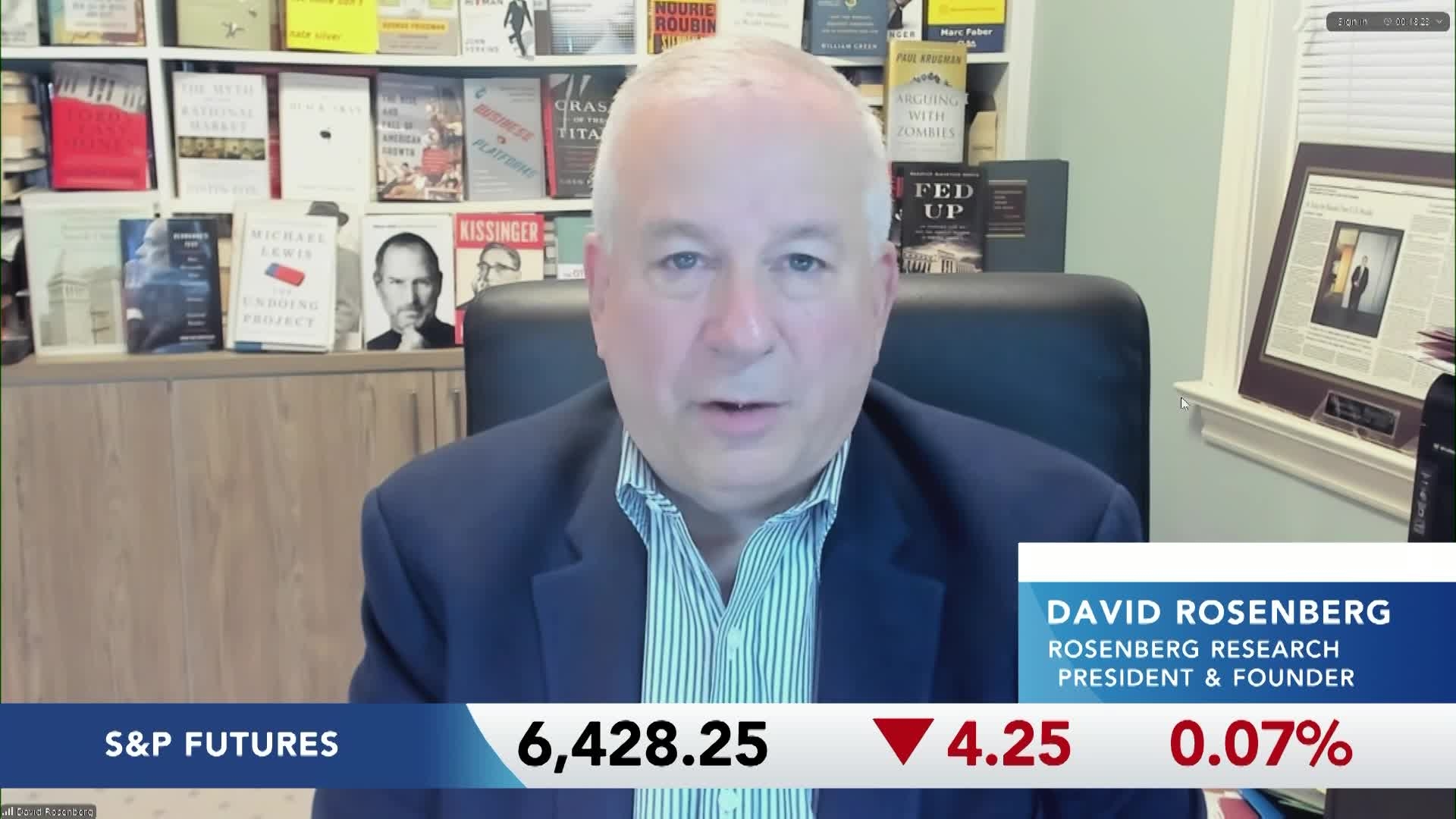 Fed Will Be Slow to Cut Rates, Rosenberg Says