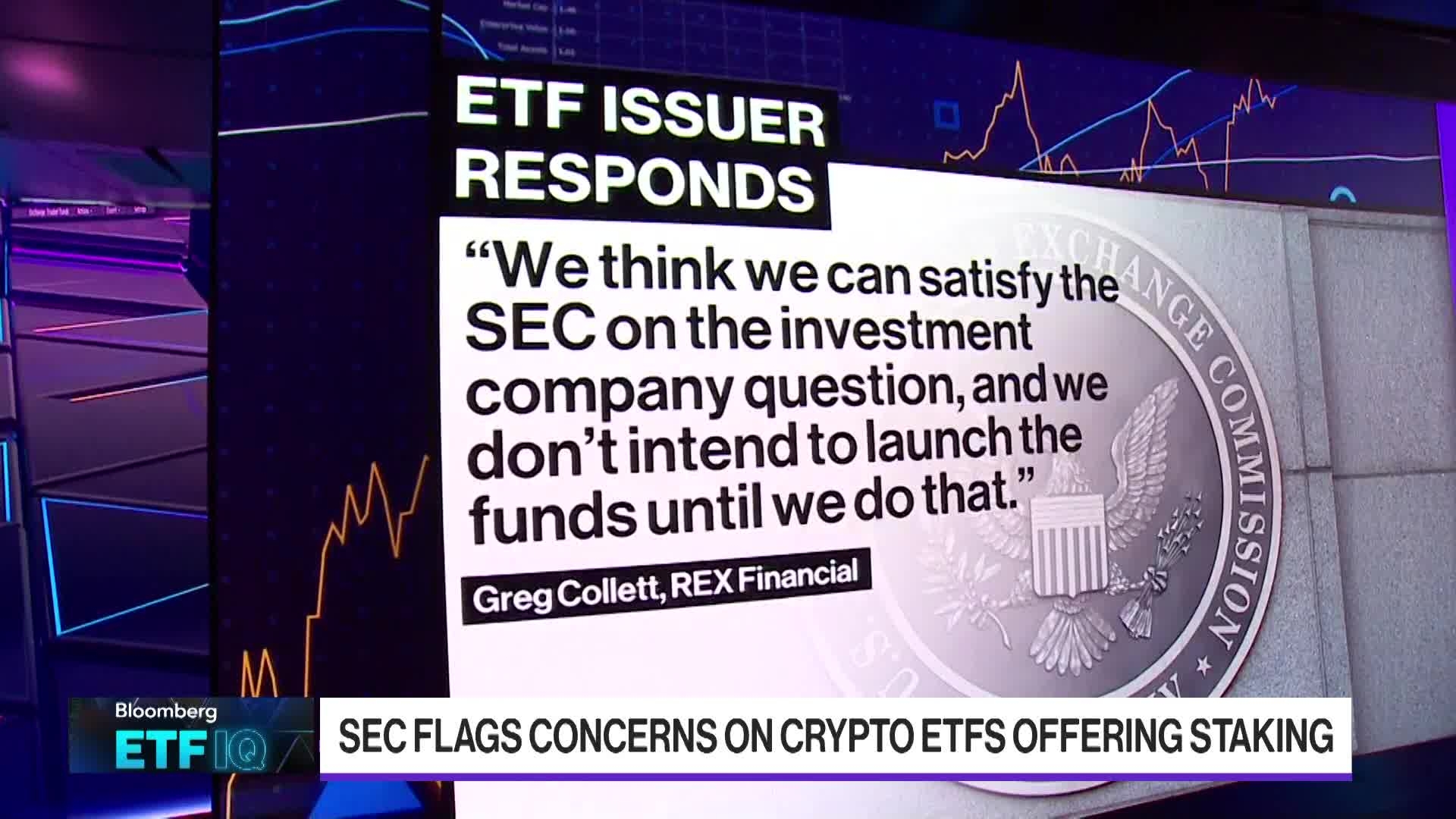SEC Concerned on Crypto ETFs Offering Staking Rewards