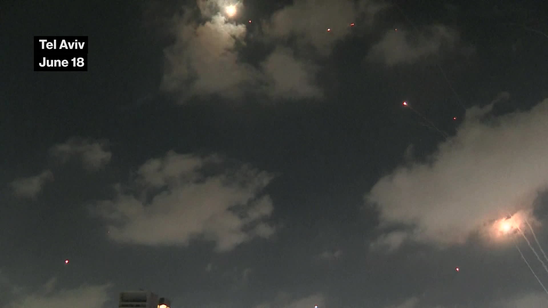 Sirens Over Tel Aviv After Missiles Launched From Iran