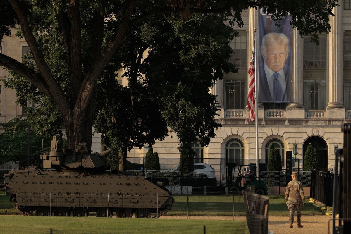 Trump Parade to Display Power at Home That's Being Tested Abroad