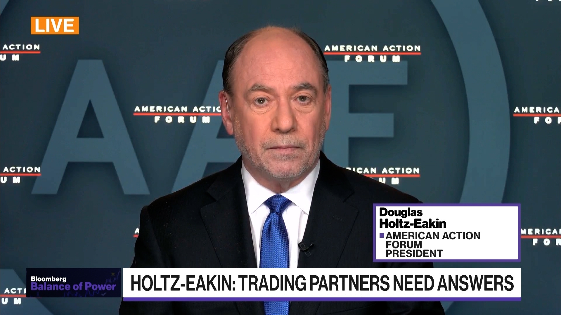 No Sense of Clarity On Trump Tariffs: Holtz-Eakin