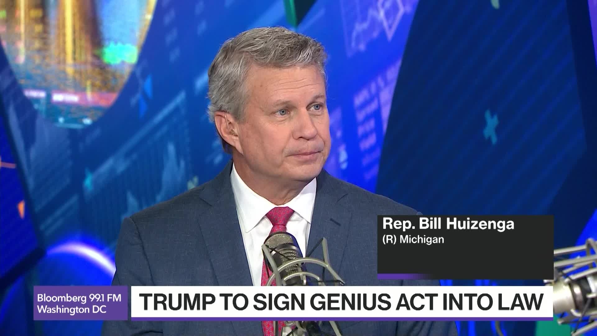 Genius Act an 'Important Statement' on Crypto, Says Rep. Huizenga