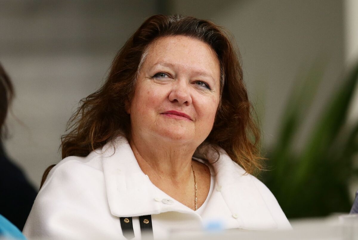 Richest Australian Rinehart Joins Push Against Costs of Net Zero