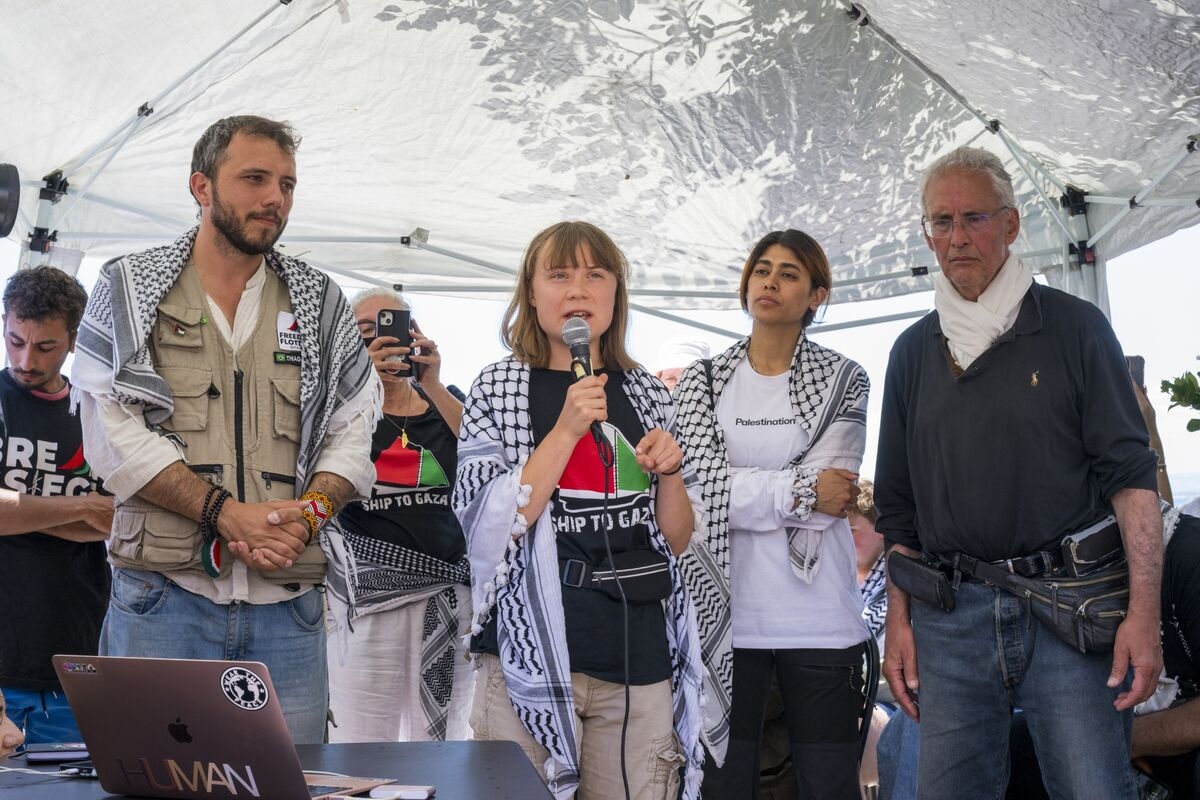Israel Blocks Greta Thunberg's Ship From Reaching Gaza, Group Says